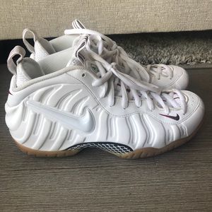 Air Foamposite Pro White Gucci